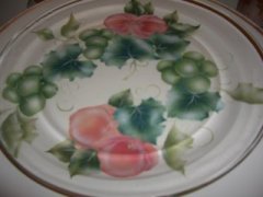 Rosese on a plate
